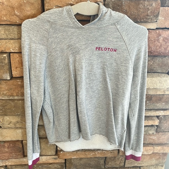 Peloton Tops - Peloton women’s size small hooded ‘Together We Ride Far’ sweatshirt